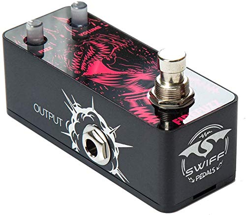 [AUSTRALIA] - SWIFF Newest Design Multi-functional Guitar Effect Pedal Fuzz Classic Tone Effects DC 9V Power Input True Bypass Effector for all Electronic Musical Instruments(Fuzz) 