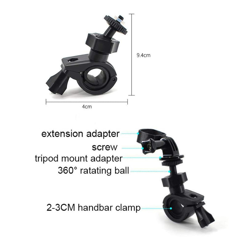 Hooshion Bike Phone Mount, 360 Degree Bike Holder, Bicycle Clip Handbar Mount Clamp Bracket for FIMI Palm