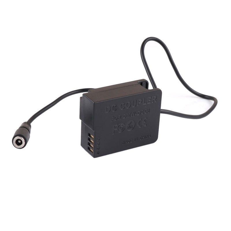 DMW-DCC8 DC Coupler, Upgraded USB Power Cable Replacement for DMW-AC8 AC Adapter, DMW-BLC12 Replacement Battery for Panasonic Lumix DMC-FZ1000, FZ200, FZ2500, DMC-G85, DMC-GX8, DMC-G7, DMC-G5, DMC-G6