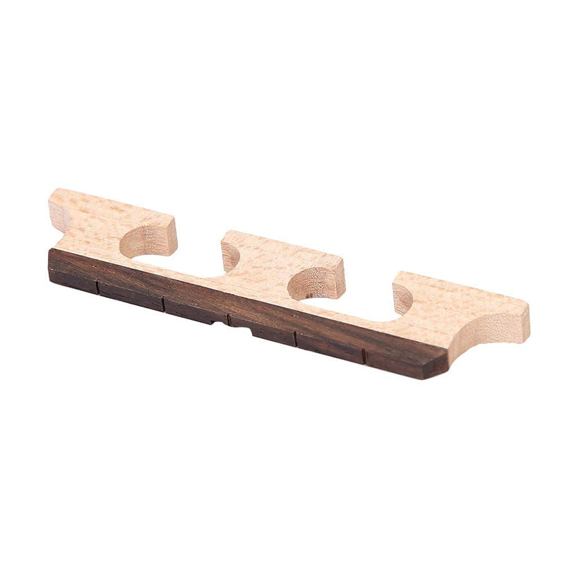 Bnineteenteam Banjo Wooden Bridge, 5-String Banjo Rosewood Bridge Accessories 2Pcs A Set