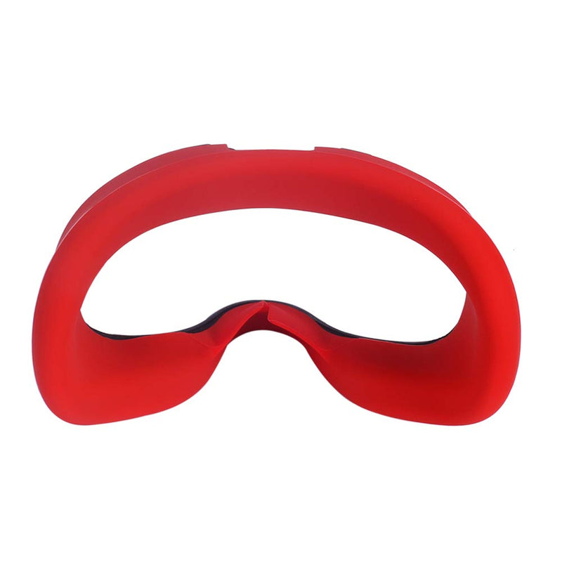 MASiKEN Face Mask for Oculus Quest, Professional Silicone Face Cover for Oculus Quest, Face Pad Sweatproof Lightproof Washable (Mask Red) Mask Red