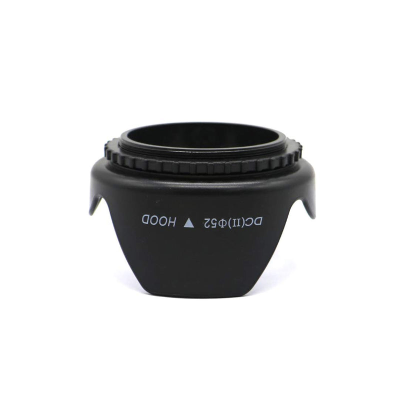 Digital Tulip Flower Threaded Lens Hood for Canon Nikon,Sony,Panasonic,FujiFilm,Olympus,Pentax,Sigma,Tamron,Sun Shade/Shield,Reduces Lens Flare,Blocks Excess Sunlight for Photography 52mm