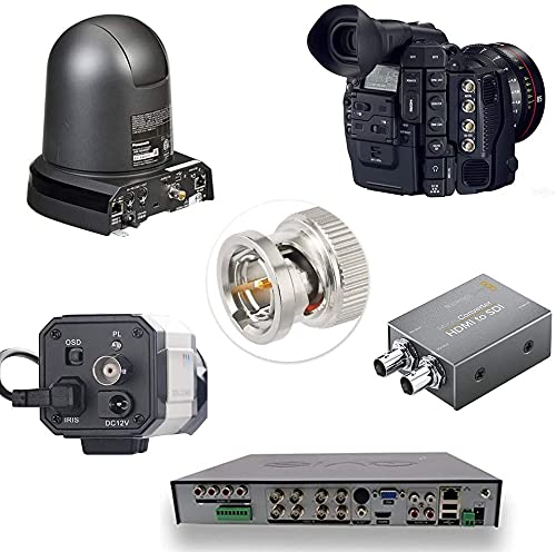 Superbat HD SDI Cable Blackmagic BNC Cable, DIN 1.0/2.3 to BNC Male Cable (Belden 1855A) - 15ft - for Blackmagic Video Assist Recorder Hyperdeck 4K Transmissions 1pcs 1pcs 15ft cable