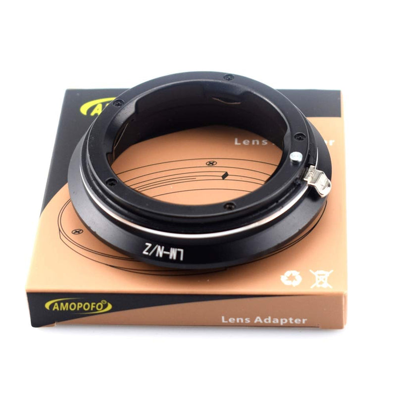 Leica M to Nikon Z Lens Adapter, Compatible with for Leica M LM, Zeiss ZM, Voigtlander VM Mount Lens to Nikon Z Mount Z6 Z7 Z50 Full Frame Camera Leica M to Nikon Z Lens Adapter