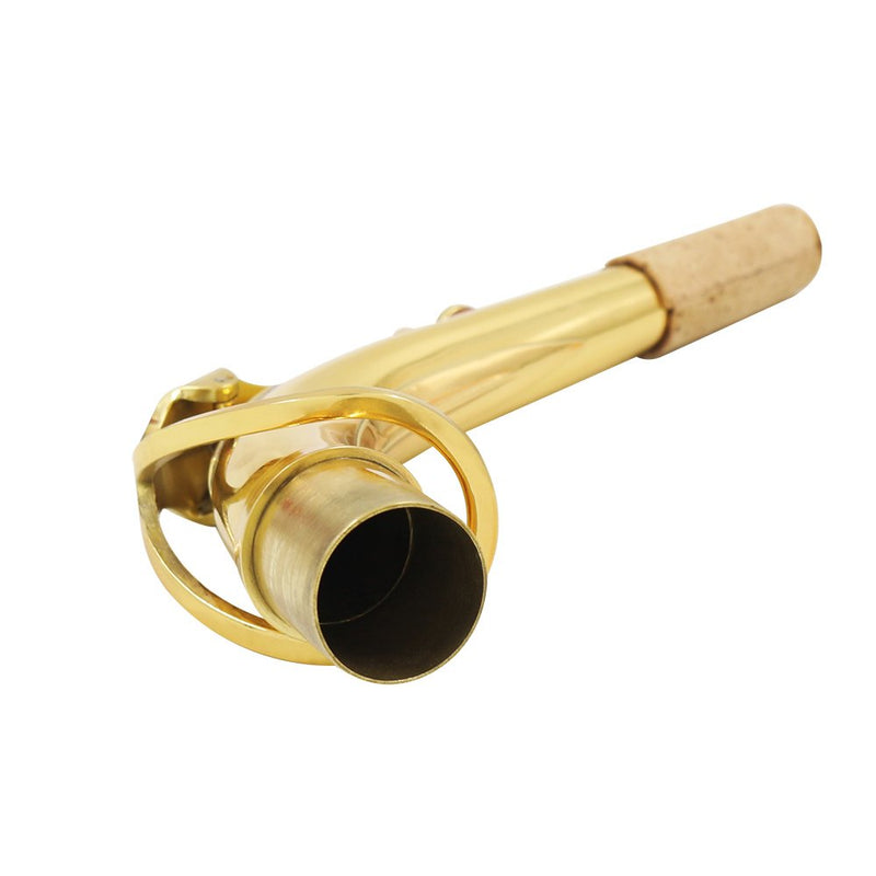 Alnicov Brass Alto Saxophone Sax Bend's Necks with Cleaning Cloth Saxophone's Accessory