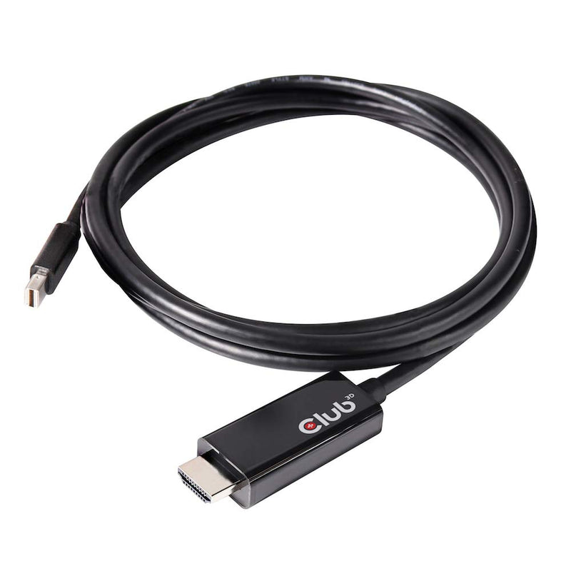 Club 3D CAC-1182 Mini DisplayPort 1.4 to HDMI 2.0BB HDR Cable, Male-Male 2M/6.56 ft