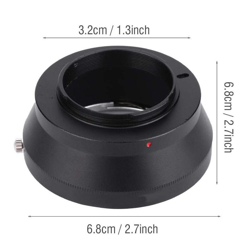 PK-M4/3 Lens Mount Adapter Ring, Metal Manual Focus Lens Converter for Pentax PK Lens to Micro M4/3 Camera Body