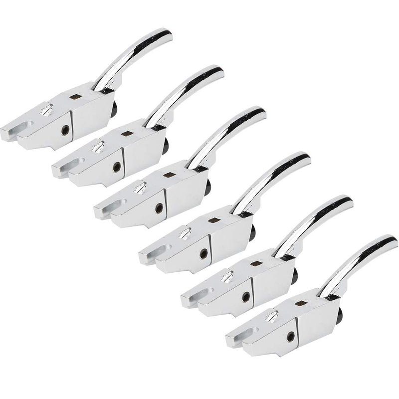 Guitar Bridge String Saddles 6Pcs Zinc Alloy Tremolo Bridge Saddle with Wrench Set Musical Instrument Accessories