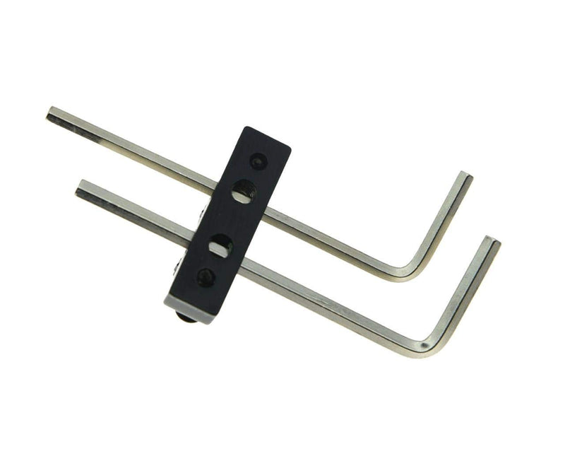 KAISH Guitar Bass Allen Key Headstock Wrench Holder for Floyd Rose Tremolo Black