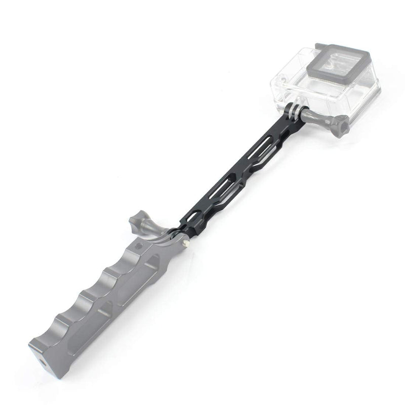 FEICHAO Aluminum Alloy Extension Arm Metal Pole Mount Holder Arm Compatible for Gopro Hero 3 3+ 4 5 6 /Yi/ 4K/ SJCAM Selfie Pole