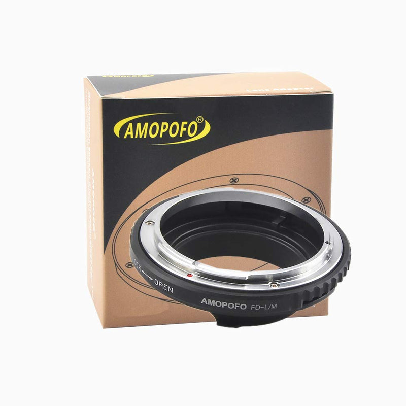 FD to LM Lens Adapter, Compatible with Canon FD FL Mount Lens to Leica M LM Mount Camera Such as M240, M240P, M262, M3, M2, M1, M4, M5, M6, MP, M7 FD FL to Leica M Lens Adapter