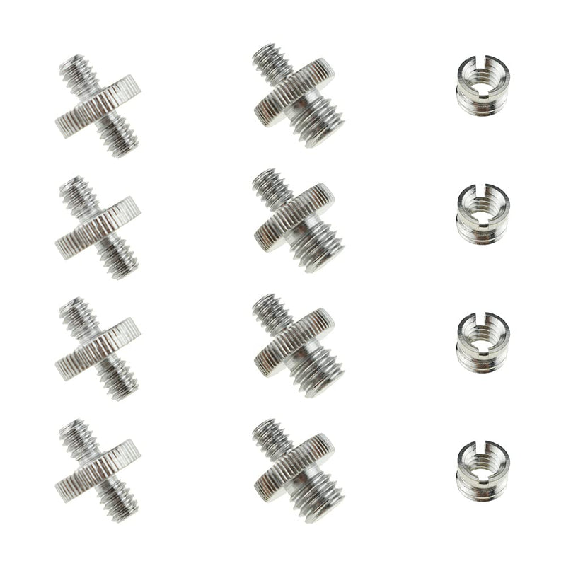HAHIYO Camera Screw Bolts Sturdy Construction Precision Threads Extra Grip Easy Direction Control Quality Iron Assorted 10 Pcs for Tripod Smallrig Cage Monitor Bracket Plates Assorted-10 Pieces