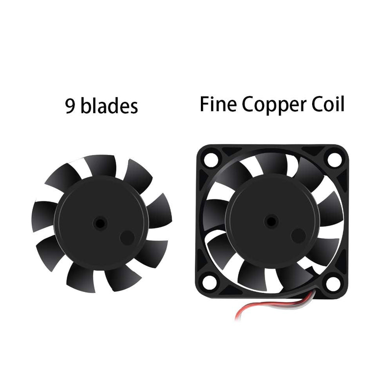 4 Pack USB Brushless Cooling Fan 40mm Fan High Performance DC 5V Cooling Fan Speed 4200 RPM Fan for Small Appliances Series Replacement 4PCS 5V USB(4010)