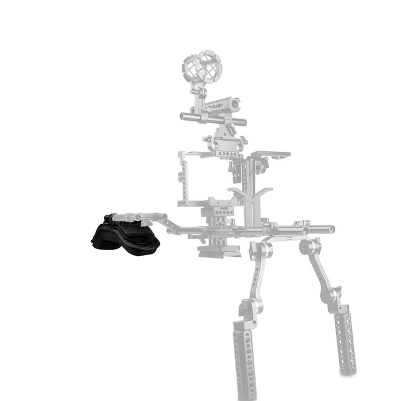NICEYRIG Steady Shoulder Mount/Shoulder Pad for Video Camcorder Camera DV/DC Support System DSLR Rig (15mm Railblock)