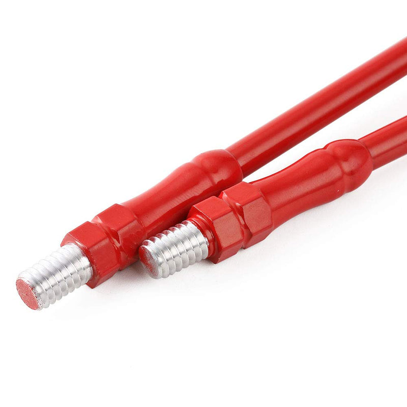 [AUSTRALIA] - JeCar 13 Inch Reflex Short Antenna Replacement for JK JL JT Accessories Metal ABS Antenna Designed for Optimized FM/AM Reception for Jeep Wrangler JT JK JL Unlimited Sport Rubicon Sahara 2007-2019 Red 