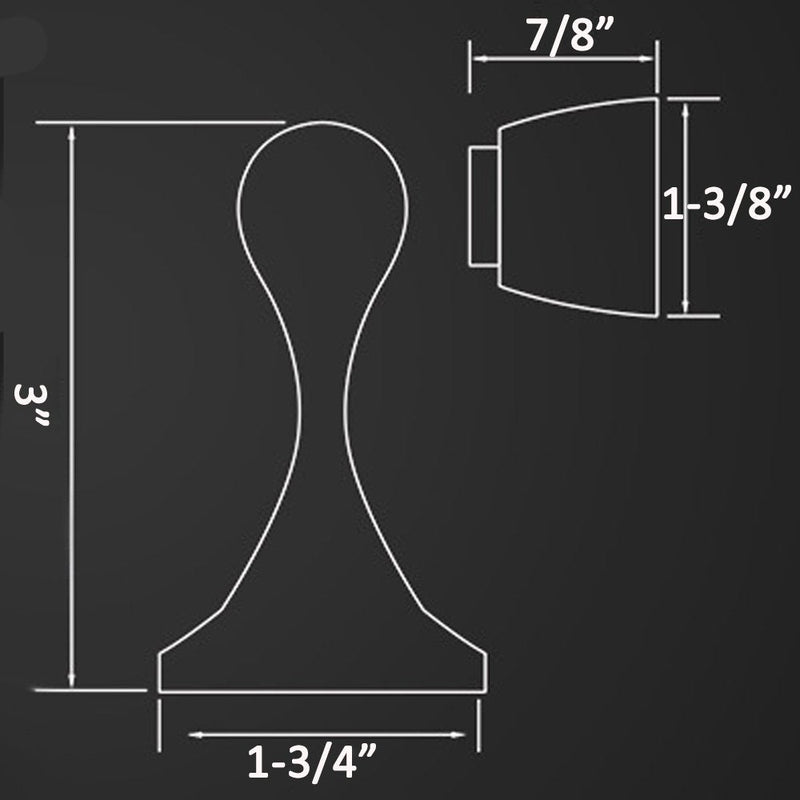 Solid Mental Magnetic Door Stop, Wall Mounted, Oil Rubbed Bronze 1 PCS Oil Rubbed Bronze