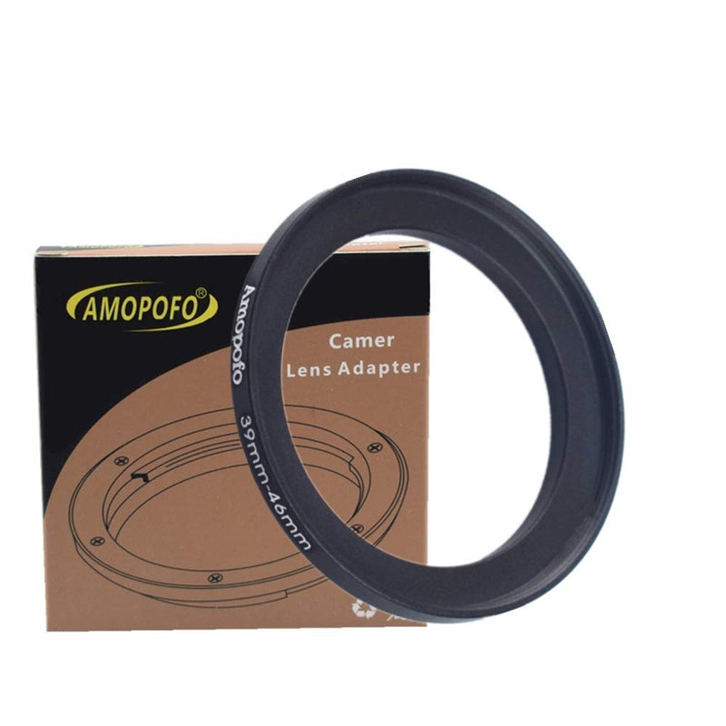 39mm to 46mm Camera Filters Ring Compatible All 39mm Camera Lenses or 46mm UV CPL Filter Accessory 39 to 46mm Step Up Ring Adapter