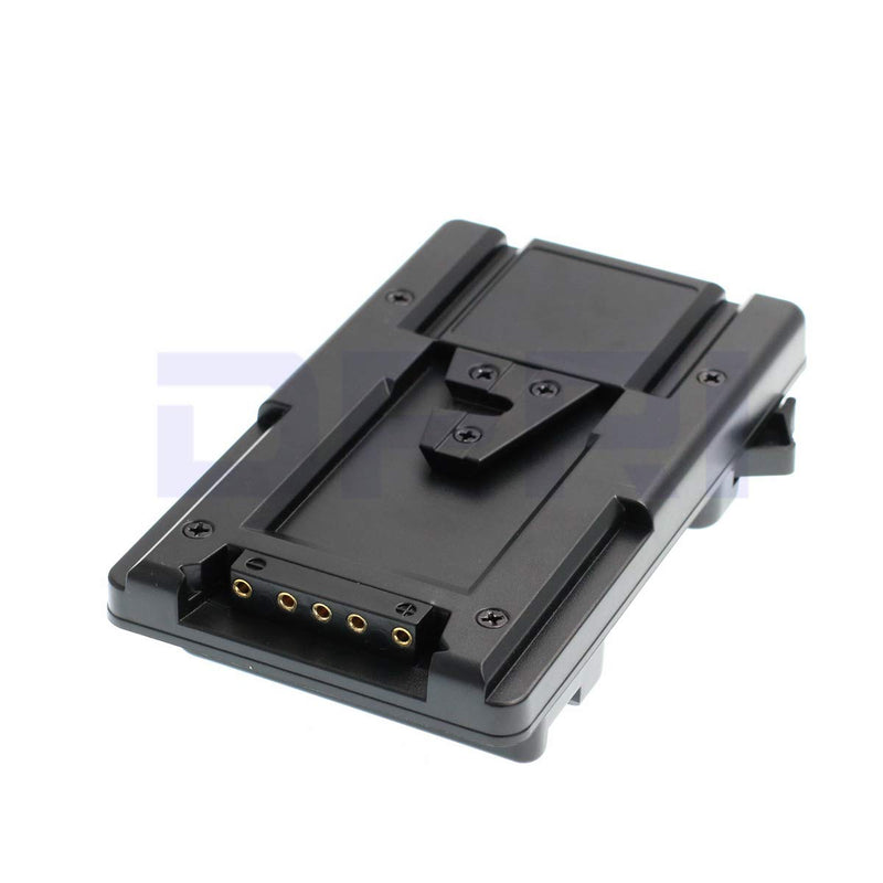 DRRI Anton Bauer Gold Mount to V Mount Adapter Battery Converter Adapter Plate with D-Tap Output for Panasonic DSLR Camera Camcorder (S-GP-A) S-GP-A