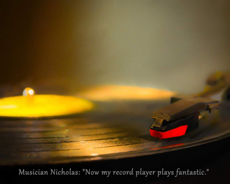 [AUSTRALIA] - Record Player Needles 4 Pack, Suewio Turntable Diamond Replacement Stylus Needles for Vinyl Record Player, LP, Phonograph 4 Needles 