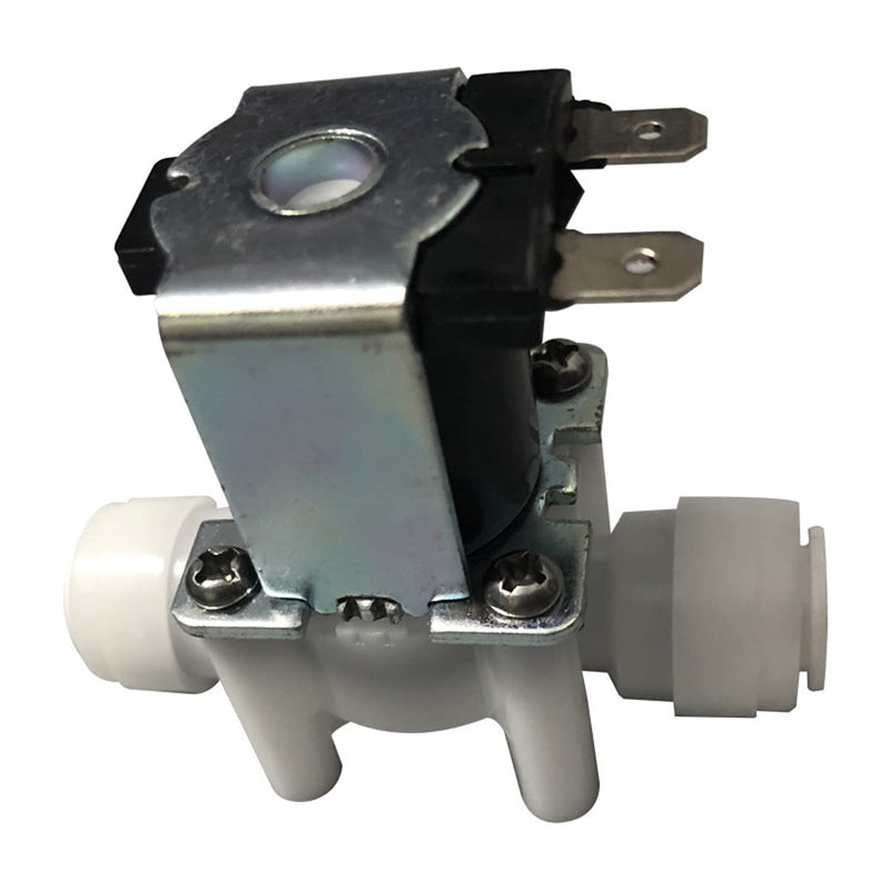 XINWOO Water Solenoid Valve,DC 24V 3/8 Inch Tube OD,Quick Connect Fitting, Inlet Feed Valve for RO Reverse Osmosis Purifiers System. 3/8" Solenoid Dc 24v