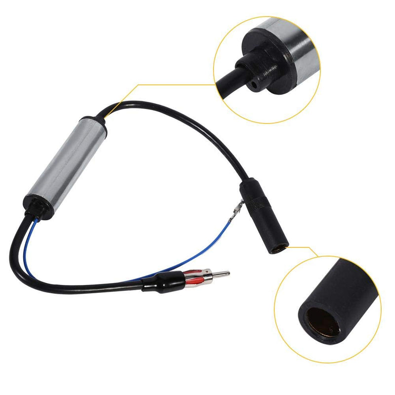 Car Antenna Signal Amplifier Radio FM AM Antenna Amplifier Signal Booster Inline Extension Cable
