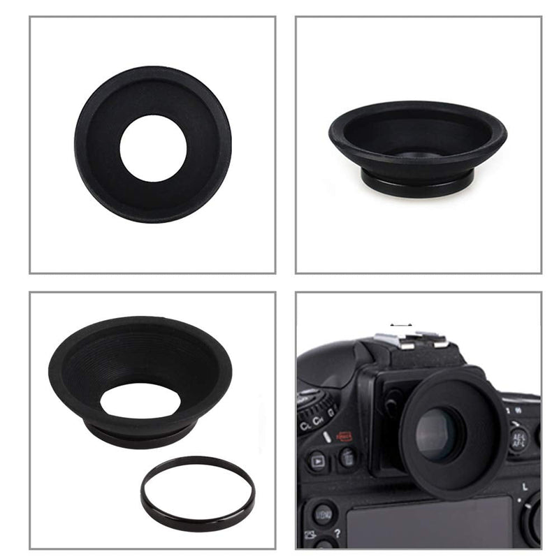 DK-19 Eyecup Eyepiece Viewfinder for Nikon D810 D810A D800 D800E D700 F6 D5 Camera, Replaces Nikon DK-19 (2 Pack)
