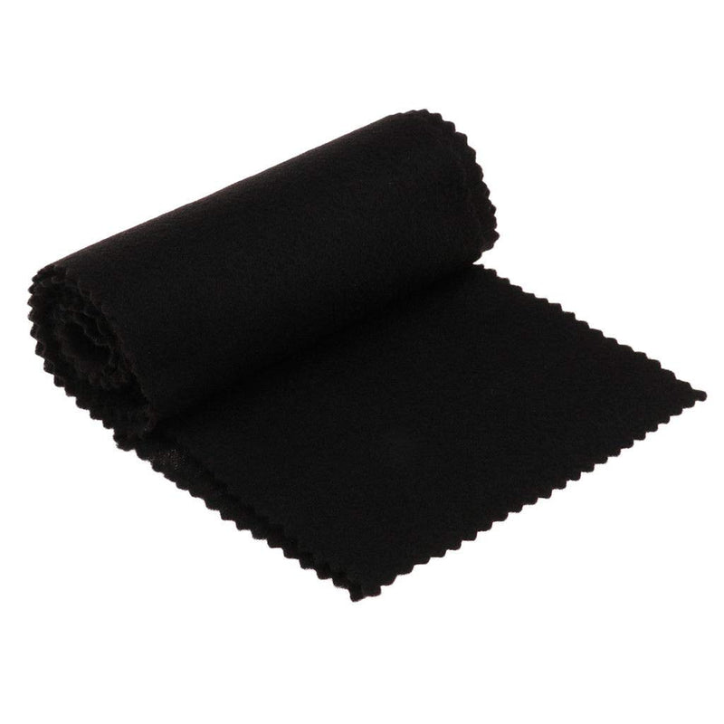 NUZAMAS Piano Keyboard Cover Dust Cover Soft Cloth for Piano Electronic Keyboard, Digital Piano Cleaning Care 11914cm, Black