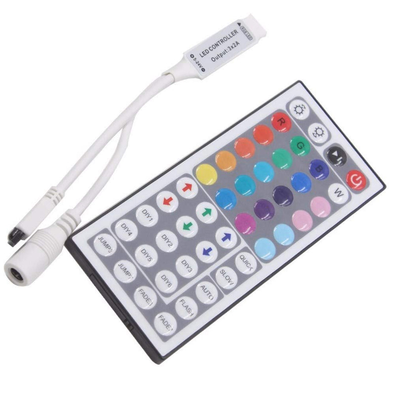 [AUSTRALIA] - RGBZONE DC 12V 44 Keys IR Remote Controller for 3528 5050 SMD RGB LED Strip Lights 