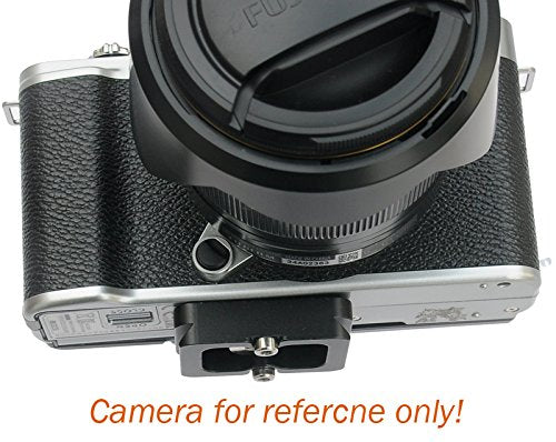 [AUSTRALIA] - Fotasy 25mm Arca Swiss Plate, 25mm QR Plate, Quick Release Plate, Small Arca Plate, Tiny Quick Release Plate fits Arca-Swiss Universal Standard Clamp for Mirrorless Camera Compact DC Tripod Ballhead 