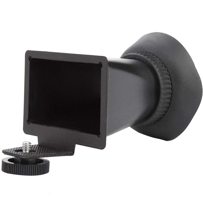 LCD Viewfinder,2.8X View Finder,LCD Screen Magnifying Viewfinder Magnifier Viewer,with Extender Hood,for Camera(V3) V3