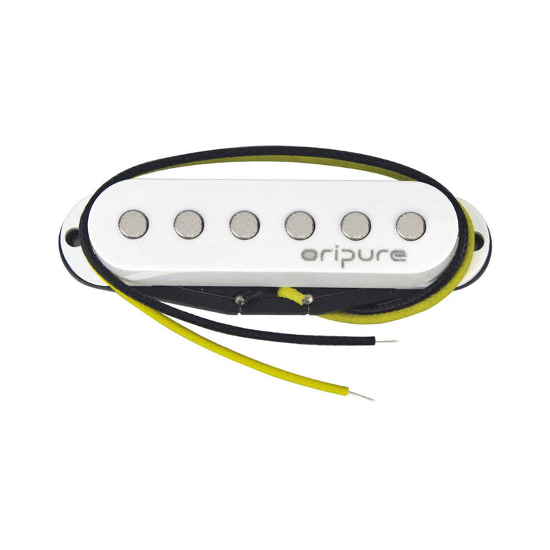 OriPure Alnico 5 Single Coil Pickup Flat Top Bridge Position Guitar Strat Pickups Warm Full Sound Fit Fender Stratocaster Pickups Replacement