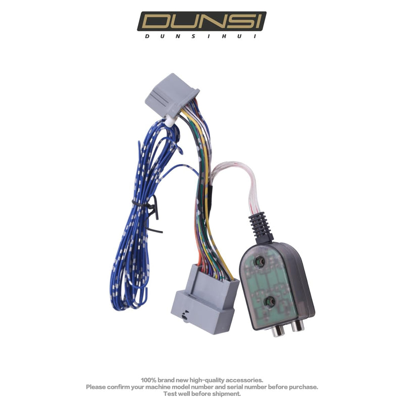 [AUSTRALIA] - DUNSIHUI 71-1729 Factory Radio Add A Subwoofer Amplifier Plug Play Wire Harness for HRV CRV Civic TSX TL Factory Radio Add Amplifier Wire Harness 711729 