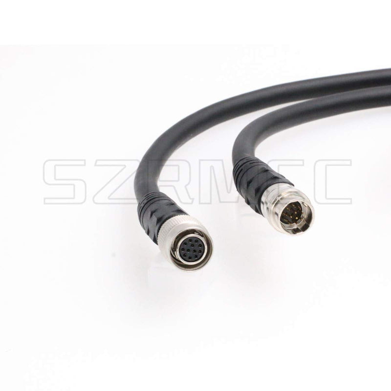 SZRMCC Hirose 12 Pin Male to 12 Pin Female Extension Cable for Sony Panisonic Hitachi Industrial CCD Camera (1m) 1m