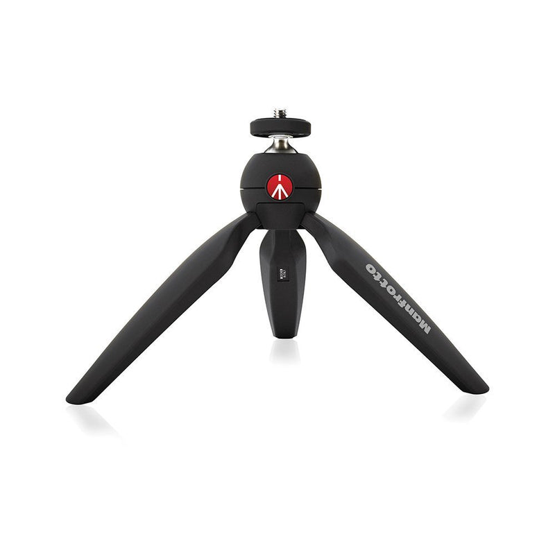 Manfrotto MTPIXI PIXI Mini Tripod, with ZAYKiR Universal Smartphone Tripod Adapter Black