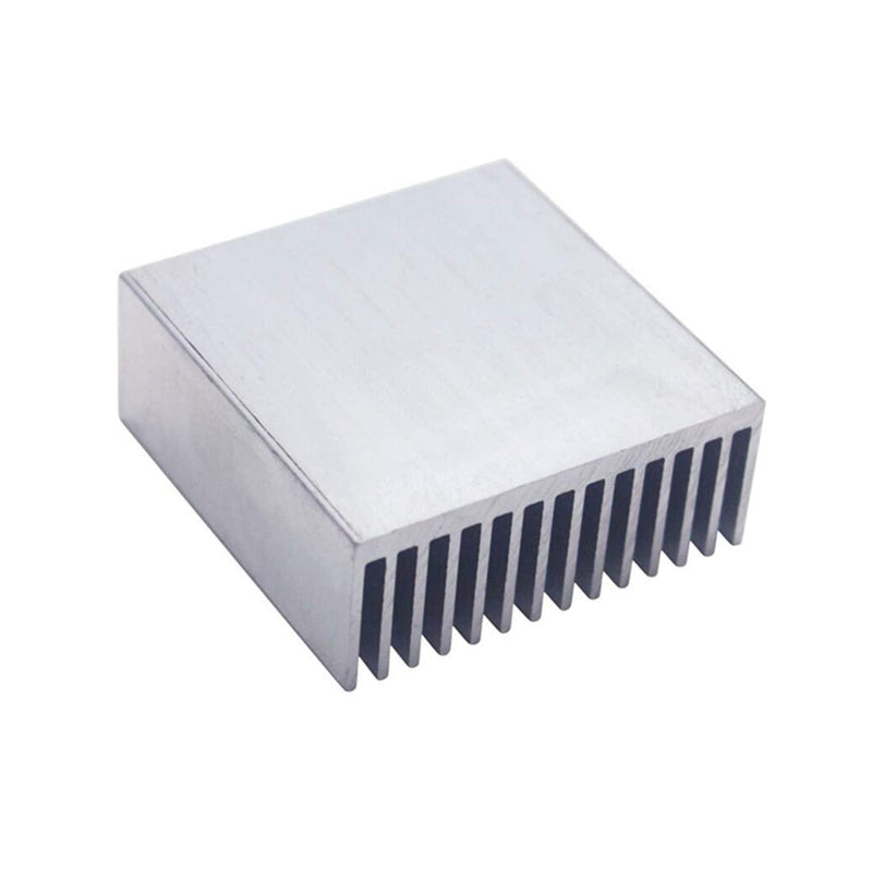 bnafes 4pcs Aluminum Heatsink Chipset Heat Radiator Cooling Fin Heatsink 50mm (L) x 50mm(W) x 20mm(H) Silver Tone