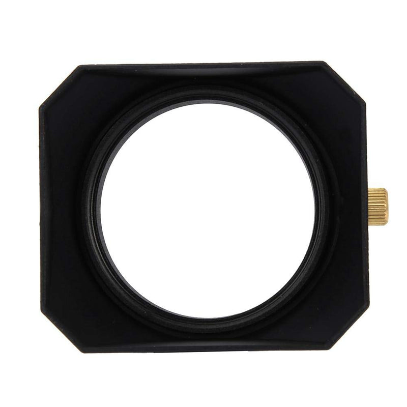 Square Lens Hood Shade Accessory for Mirrorless Cameras Digital Video Camera Lens Filter, Improving Contrast and Image Quality of Photos, Black(58MM) 58MM