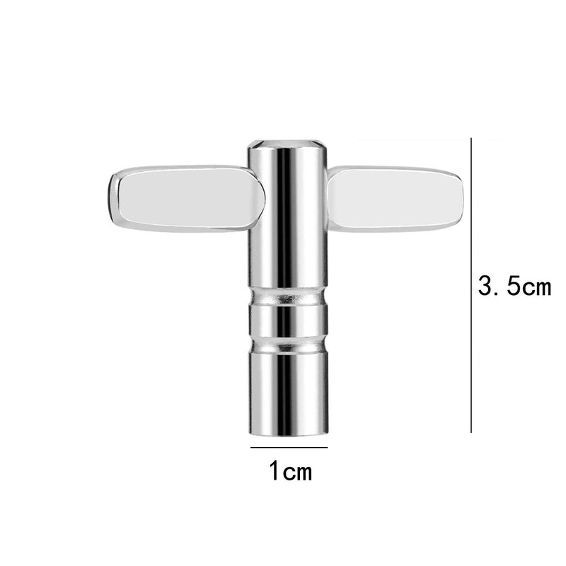 Drum key, 2Pcs 4 Square Hole Adjustment Wrench for Musical Instrument Assembly Tool