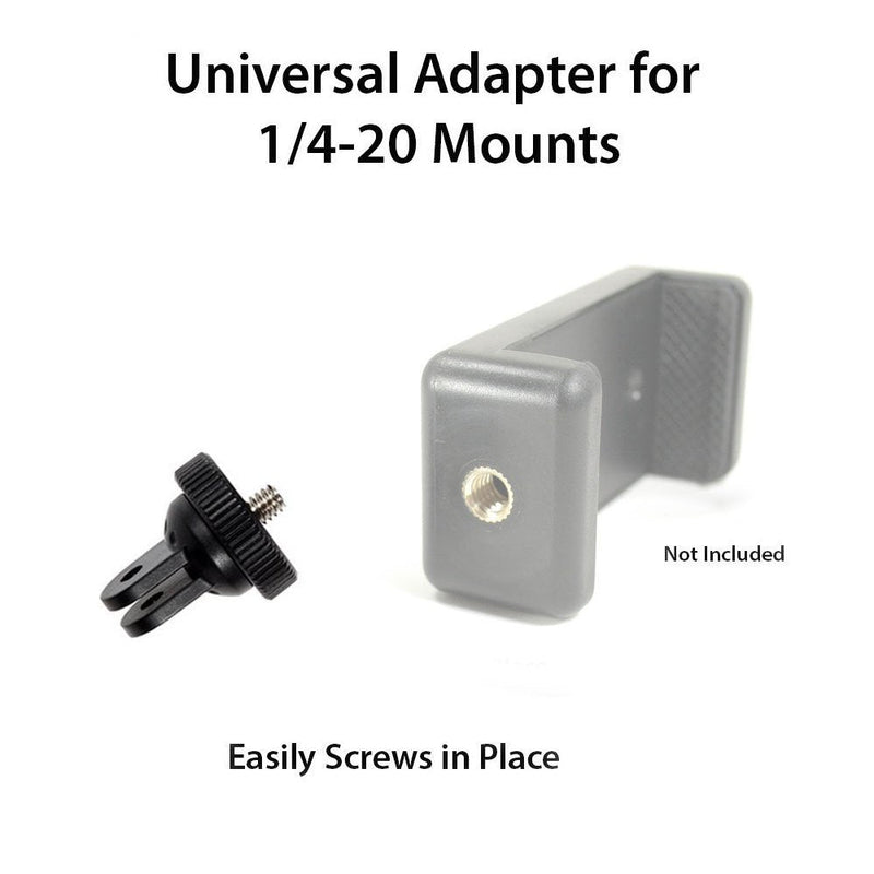 ASOCEA Action Camera Mount Universal Conversion Adapter Set (1/4 Inch 20) Tripod Screw Mount Accessories Compatible with Sony Cam Xiaomi or GoPro Insta360 ONE X2 Other Action Cameras