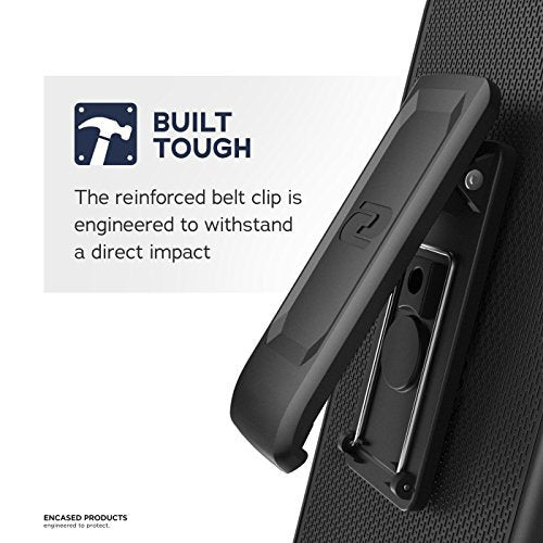 Encased Belt Clip Holster Compatible with Lifeproof Fre Series - iPhone Xs MAX 6.5" (case is Not Included)