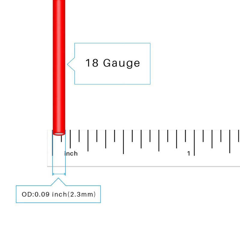 BNTECHGO 18 Gauge Silicone Wire Spool Red and Black Each 25ft 2 Separate Wires Flexible 18 AWG Stranded Copper Wire 18 gauge silicone wire each color 25ft 18 gauge silicone wire red and black