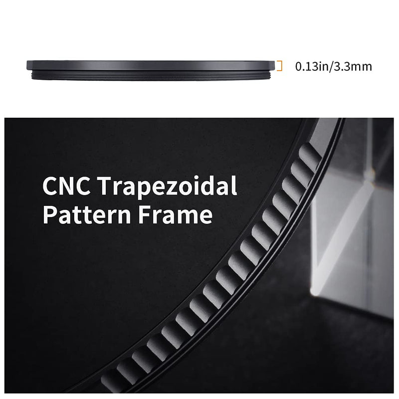 K&F Concept 52mm Black Soft Diffusion Filter 1 Special Effects Filter Cinebloom Effect Filter with Double Side Multi-Layer Coated, Waterproof/Scratch Resistant Dream Effect Filter for Camera Lens