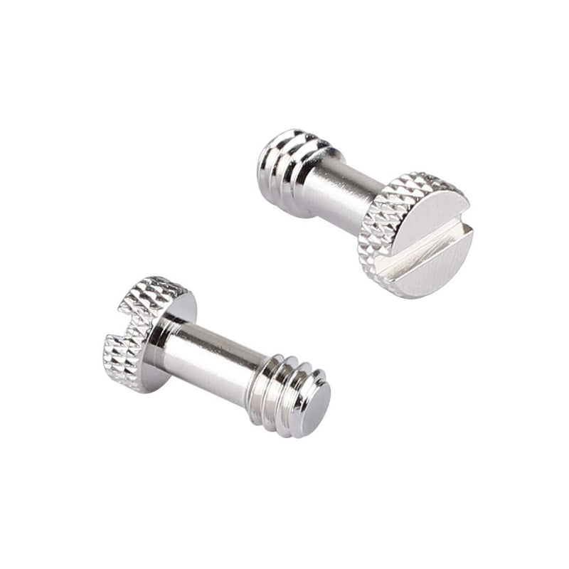 CAMVATE Standard 1/4"-20 Slotted Screw 17mm Long (2 Pieces) - 1987