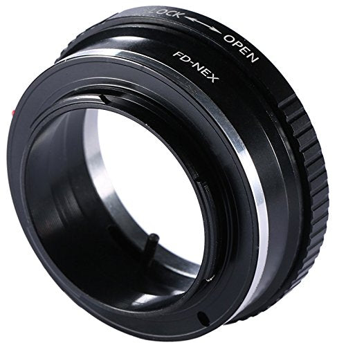 Adapter to Convert Canon FD Mount Lens to Sony E-Mount for Alpha a7, a7S, a7IIK, a7II, a7R II, a6500, a6300, a6000, a5000, a5100, a3000 Mirrorless Digital Camera