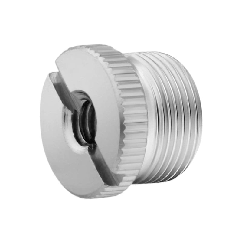 JOMLEY 1/4 to 5/8 Adapter, 1/4"-20 Female to 5/8"-27 Male Screw Thread Adapter for Camera Monitor - 2 Pack
