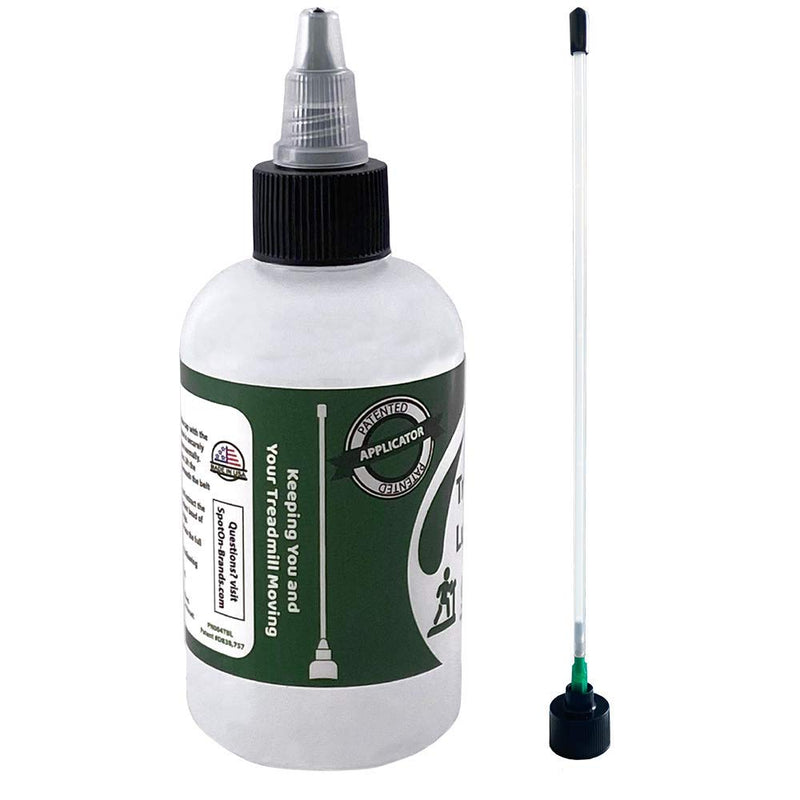 100% Silicone Treadmill Belt Lubricant - Made in The USA - with Both a Precision Twist Cap and an Application Tube for Easy, Full Belt Width Lubrication