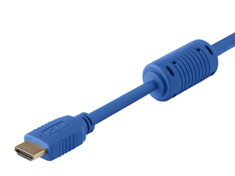 [AUSTRALIA] - Monoprice HDMI High Speed Cable - 1.5 Feet - Blue, 4K@60Hz, HDR, 18Gbps, YUV 4:4:4, 28AWG - Select Series 