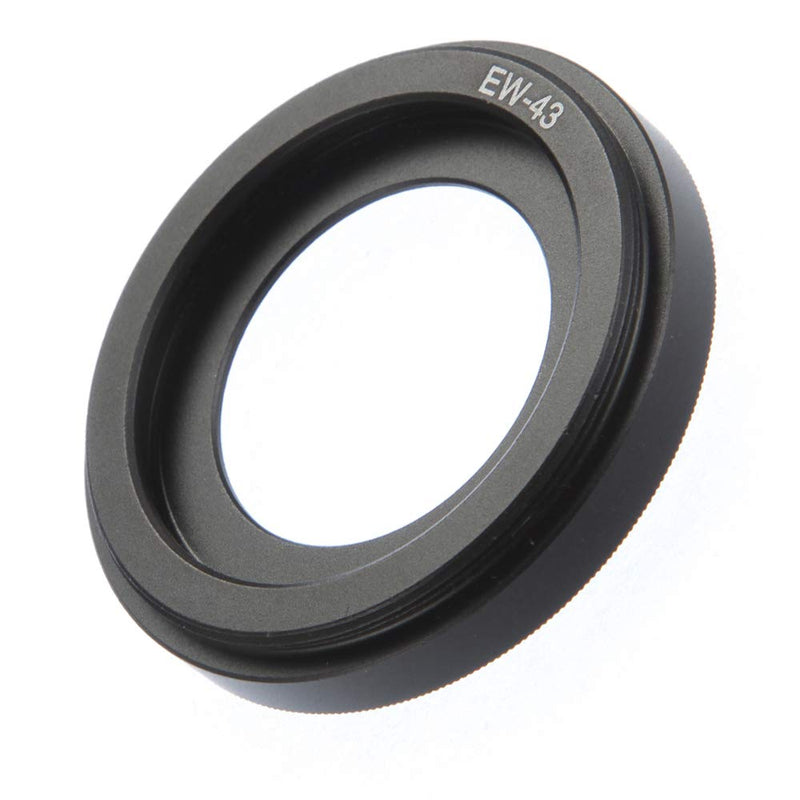 Runshuangyu Metal EW-43 Lens Hood for Canon EF-M 22mm F2 STM Lens, EW-43 Replacement - Black