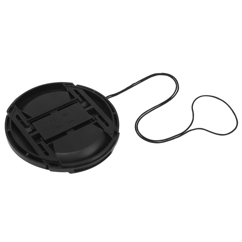 Haoge 86mm Center Pinch Snap On Front Lens Cap Cover with Cap Keeper for Canon Nikon Sony Fujifilm Sigma Tamron and Other 86mm Filter Thread Lens
