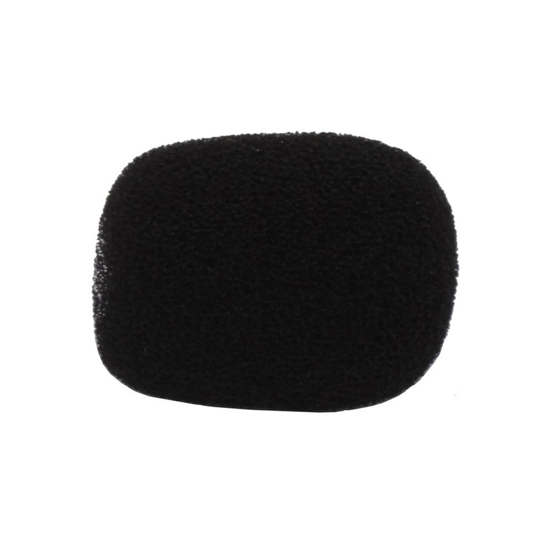 Leen4You Black 30x8mm(1.18"x0.31") Microphone Headset Windscreen Small Foam Covers Mic Cover (Pack of 10)