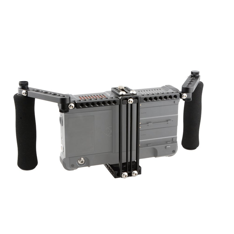CAMVATE Monitor Cage with Adjustable Handles for 5 inch and 7 inch LCD Monitors